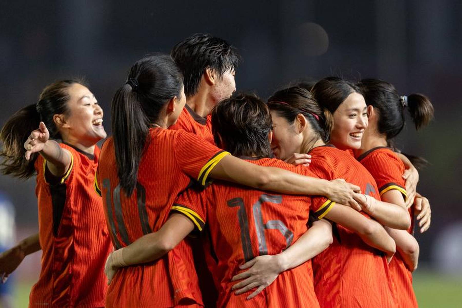 中国女足青年队获得国际女足锦标赛冠军